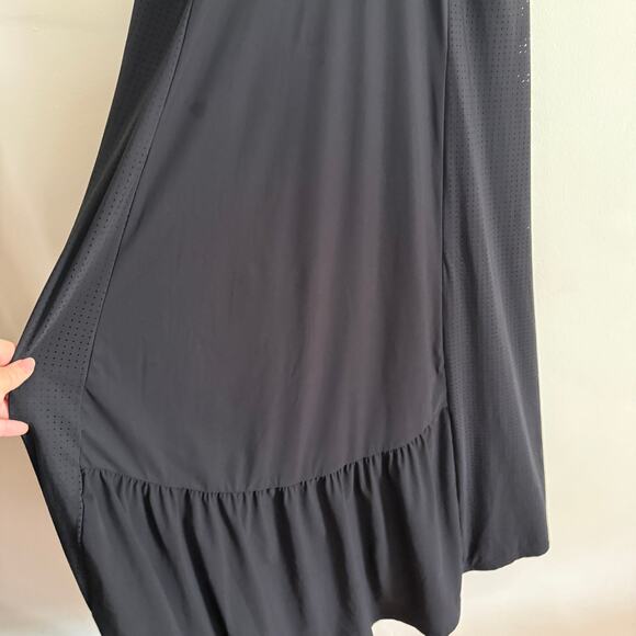SWEATY BETTY | Black Ace Midi Dress Racerback travel Dress | Extra Small - Picture 8 of 8